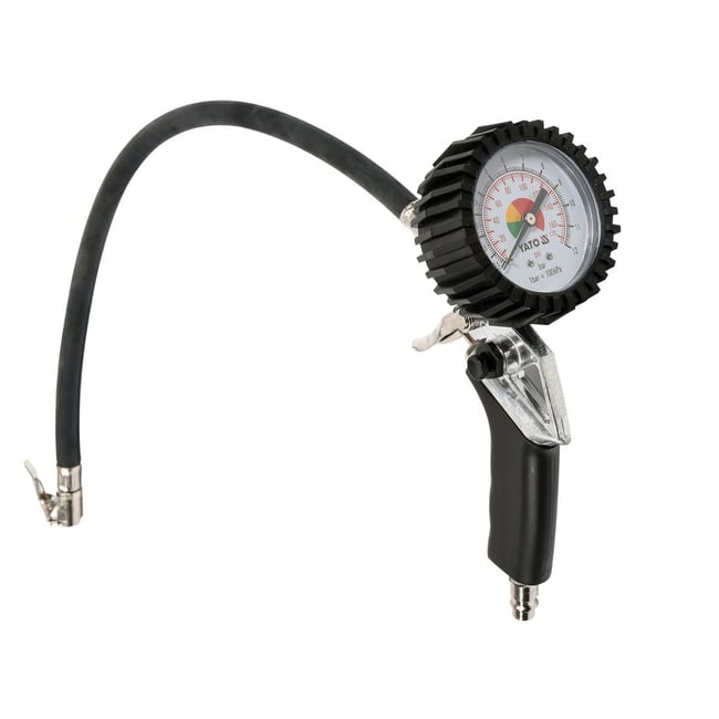 Pistol cu manometru pentru aer comprimat, Yato YT-2370, 440 mm, 1/4", 0,8 MPa