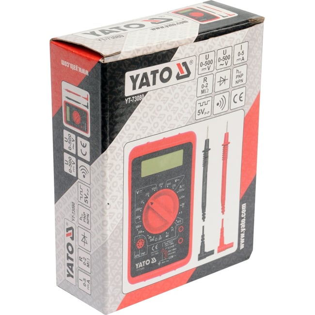 Multimetru digital Yato YT-73080, 0-500 V