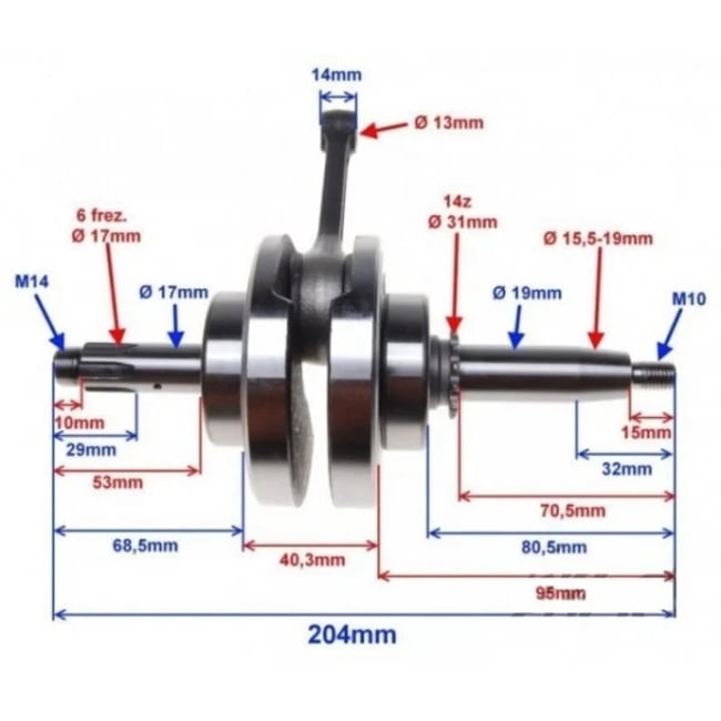 Ambielaj ATV 107cc, 110cc, 4 Timpi