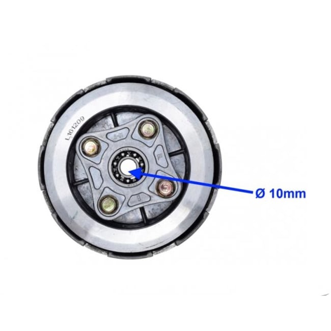Ambreiaj moto complet Cross 140cc (coroana 67 dinti) XY140