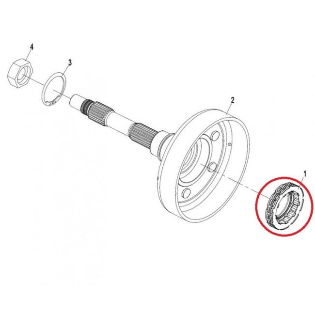 Rulment ambreiaj Atv CF Moto 500, CF500, X5