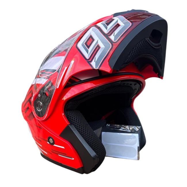 Casca moto flip up cu ochelari de soare, Model Red Ant Model 969, marimea L (59-60)