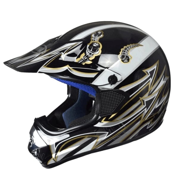 Casca cross Atv, Enduro TN8686-31, culoare negru-gri, marimea L (59-60)