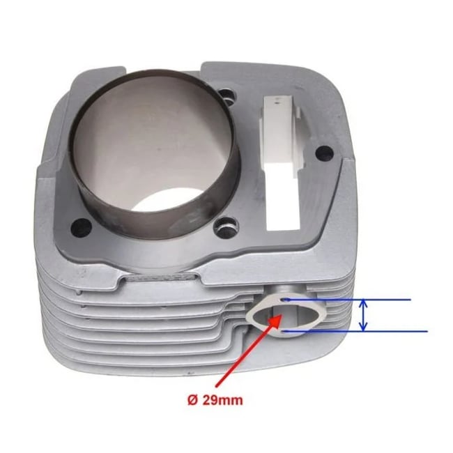 Set motor / kit cilindru Atv CB 250cc 4T, 65.4 mm, racire pe aer