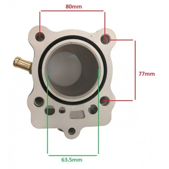 Set motor / kit cilindru Atv Lifan LF200 4T, 63.5 mm