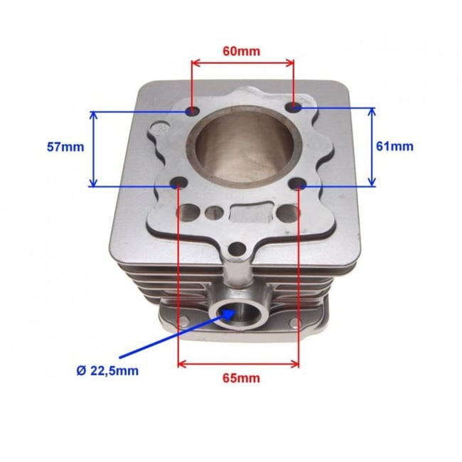 Set motor / kit cilindru Atv CG125, 125cc 4T, 56.4 mm, racire pe aer