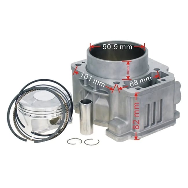 Set motor / kit cilindru ATV CF Moto 400cc (191Q)