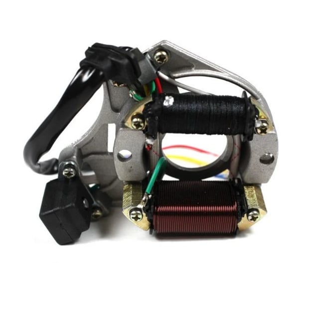 Magnetou / stator aprindere Atv 50cc - 110cc, 2 bobine si senzor de scanteie, 5 fire