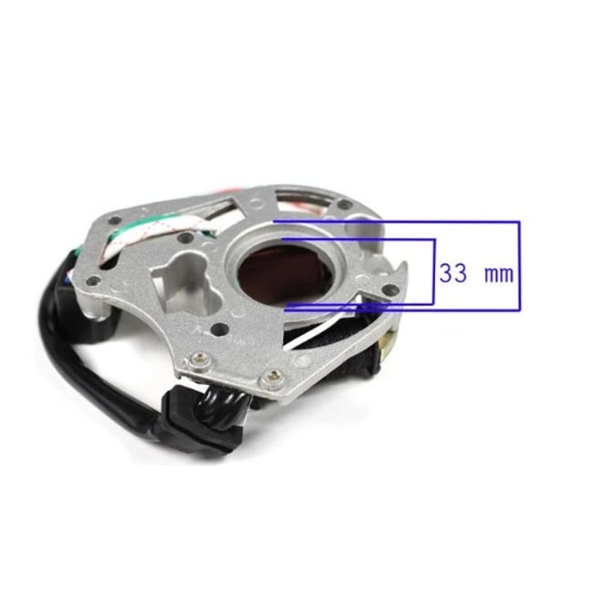 Magnetou / stator aprindere Atv 50cc - 110cc, 2 bobine si senzor de scanteie, 5 fire