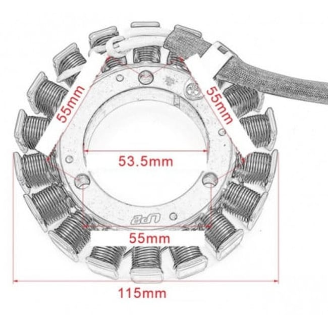 Magnetou / stator aprindere ATV CF Moto 500cc (0180-032000)