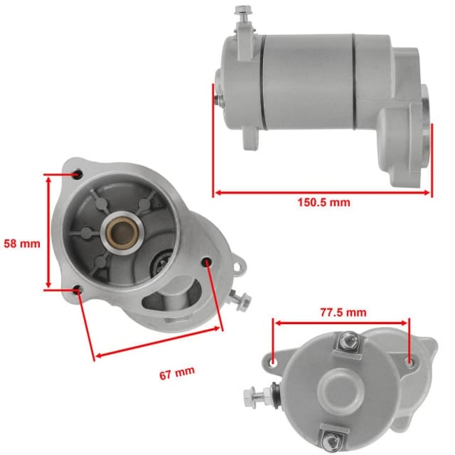 Electromotor Atv Polaris 250-400cc