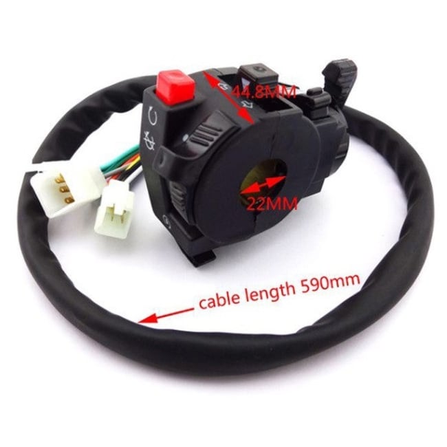 Bloc Lumini ATV 150cc-200cc (cu Soc) - mufa tata, 12 fire