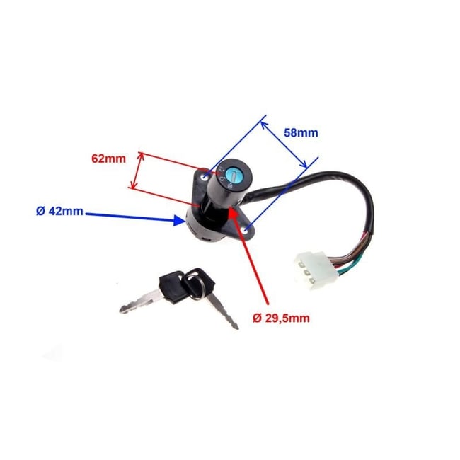 Contact Atv 3 pozitii 6 fire