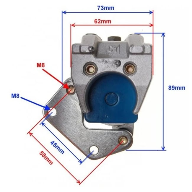 Etrier frana scuter (model 1)