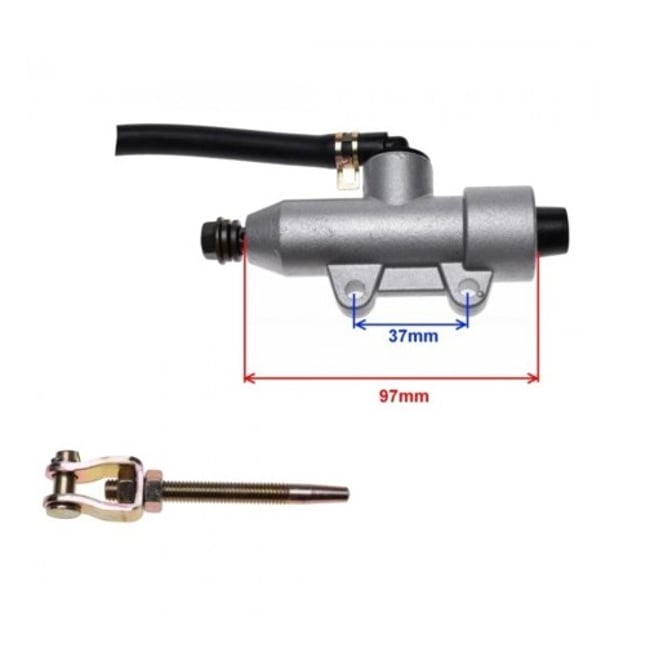 Pompa frana hidraulica de picior + rezervor si furtun pentru ATV