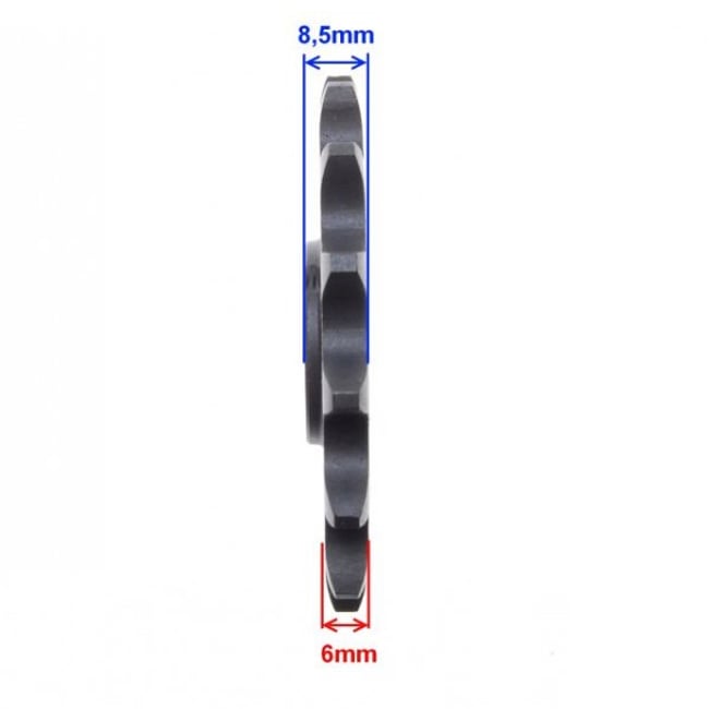 Pinion transmisie fata ATV / Motociclete, pas lant 520, 14 dinti, Interior 18/20mm
