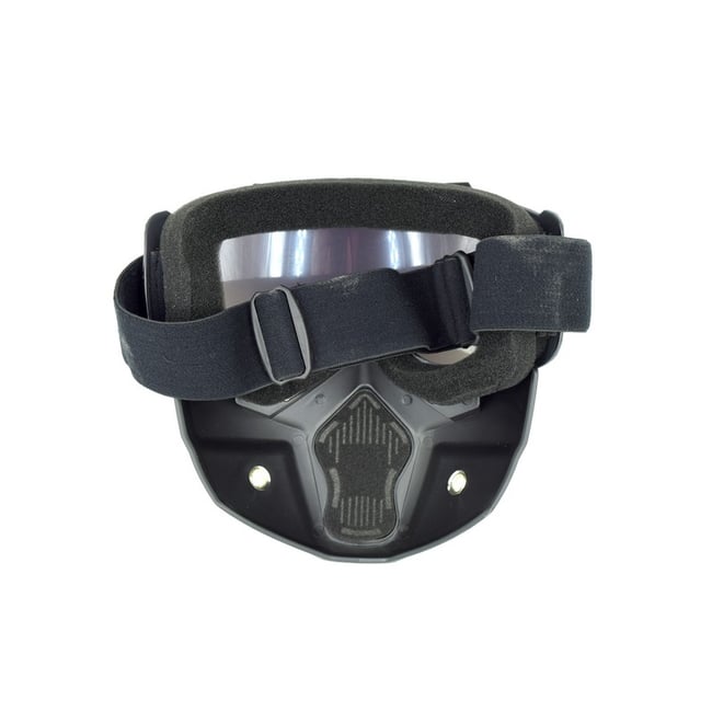 Masca Protectie Fata din Plastic Dur cu Ochelari pentru Moto, ATV