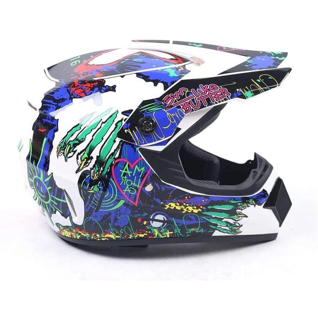 Casca cross Atv, Enduro, culoare multicolor, marimea L (59-60)
