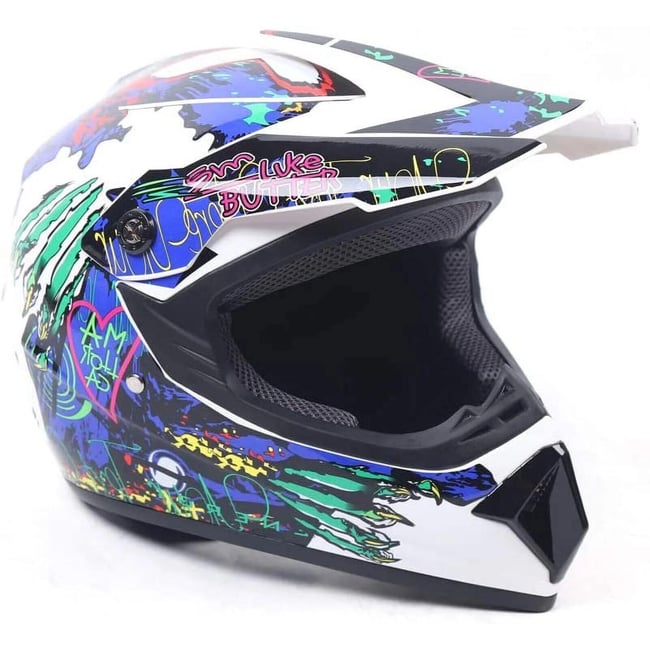 Casca cross Atv, Enduro, culoare multicolor, marimea L (59-60)