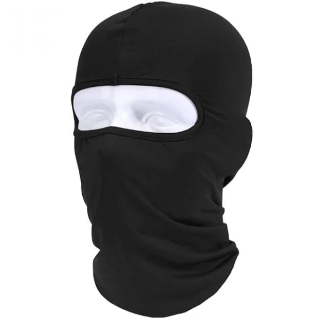 Cagula moto, material moale, marime universala, negru