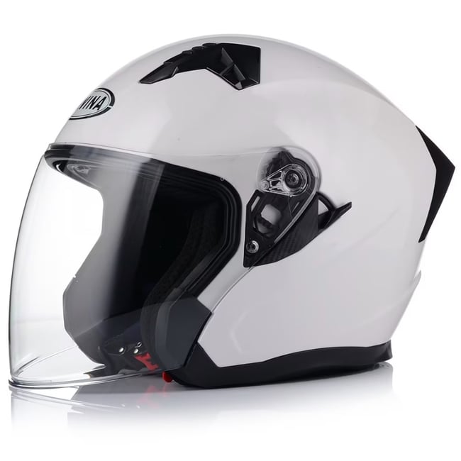 Casca moto semi-integrala, JK528 , culoare alb