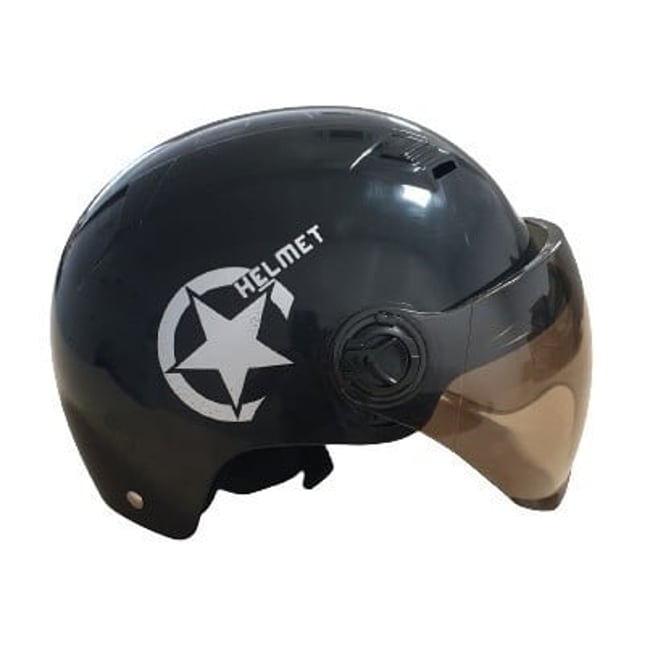 Casca protectie trotineta, marime L 59-60cm, negru lucios