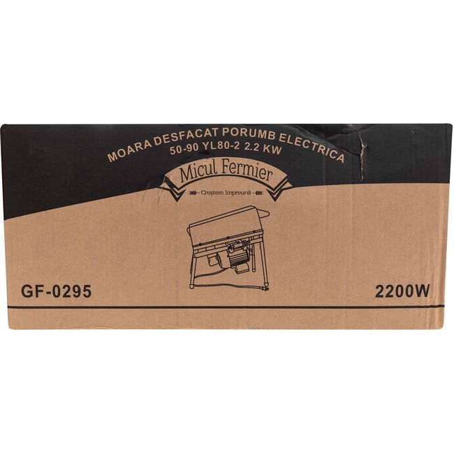 Batoza pentru porumb dubla, Micul Fermier, 2200 W, 240 Kg/h