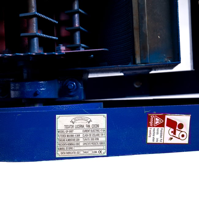 Tocator Furaje, Lucerna, Fan Micul Fermier model F500 (GF-0907), Motor 4 kW, 500-1000 Kg/h