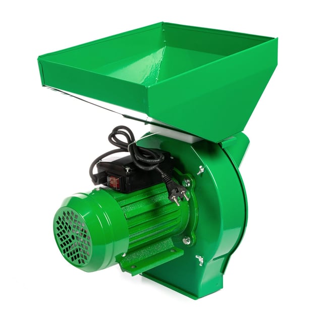 Moara cereale cu ciocanele Lider MX947, 4.5 kW, 300 kg/ora, 3000 RPM, cuva mare, bobinaj cupru