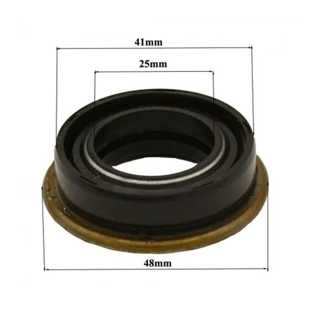 Simering dreapta ax transmisie motosapa Ruris, DAC, Zimbru, Gigant (25 * 41 * 9.5 / 13mm)