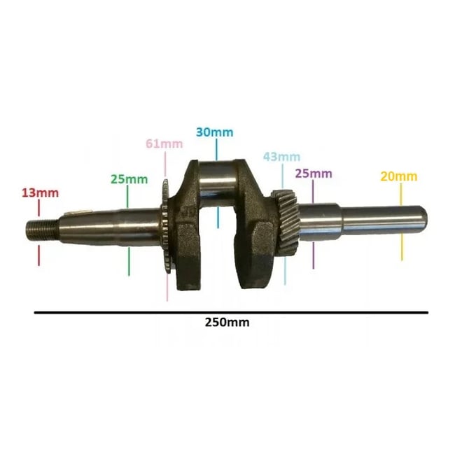 Ambielaj compatibil cu generator / motocultor / motosapa echipate cu motor Honda GX 200 (7 CP), ax 20mm