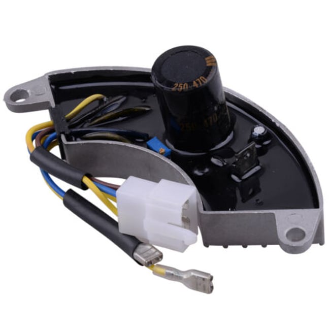 AVR generator 5KW - 7KW (450V 680uF) carcasa aluminiu, 2 Fire + mufa 4 pini