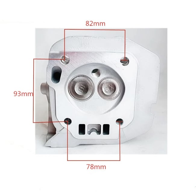 Chiulasa motopompa / generator Honda GX 340 - GX 390, 11HP-13HP