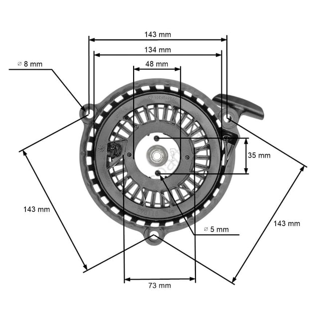 Demaror Zongshen NP100, NP130, NP150, XP140 (4,5 CP)
