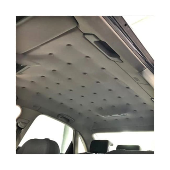 Set 12 capse reparatie plafon interior auto, pentru fixare si decor, culoare bej