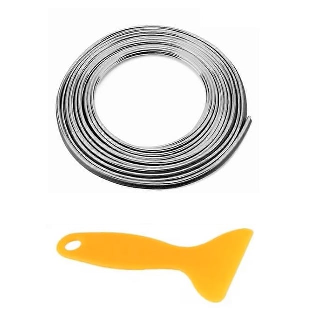 Banda Decorativa Auto Interior / Exterior, Argintiu, 5 metri