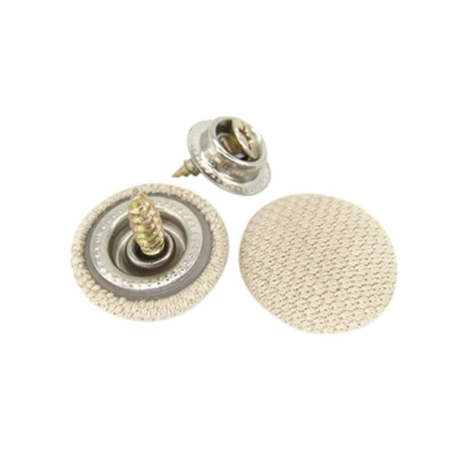 Set 12 capse reparatie plafon interior auto, pentru fixare si decor, culoare bej