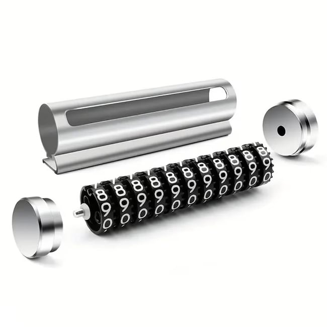 Suport Numar Telefon Bord, Parcare Temporara, Negru Print