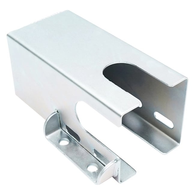 Antifurt metalic inoxidabil cu doua chei, 110x110x217mm pentru cupla remorcare