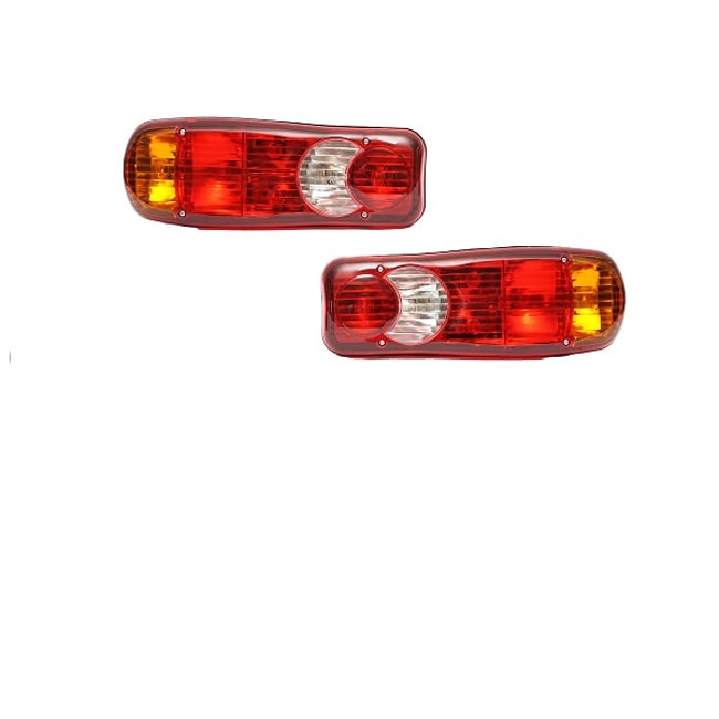 Set 2 lampi spate camion/remorca cu bec, 12V, functie ceata, 350x130x70mm