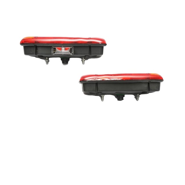 Set 2 lampi spate camion/remorca cu bec, 12V, functie ceata, 350x130x70mm