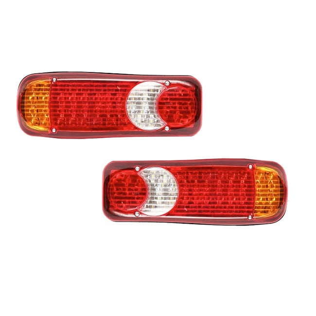 Set 2 lampi spate universale cu LED, 5 Functii pentru remorca, camion, trailer, alimentare 12V