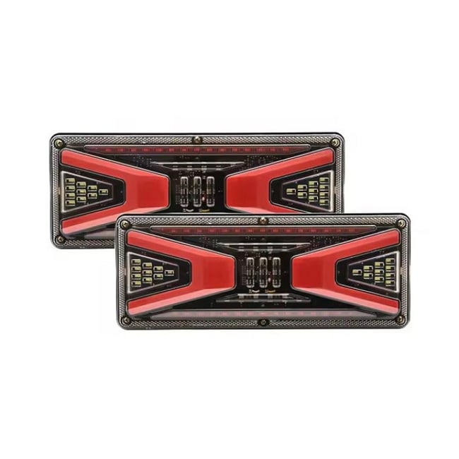 Set 2 lampi spate camion/remorca cu led, 24V, IP67, 5 functii, 33.2x140mm