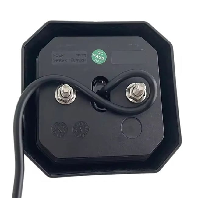 Set 2 lampi stop pentru remorca, tensiune 12-24v, functie pozitie, semnalizare, stop frana, dimensiune 100 x 100mm