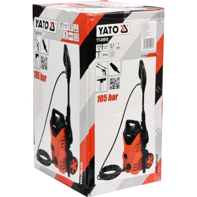 Masina de spalat cu presiune, Yato YT-85910, 1400 W, 100 bar, 5 l/min, monofazata