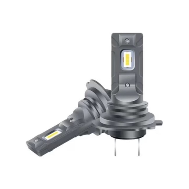 Set 2x Becuri Auto, Led H7, 15000lm, 120W, 12V, 6000K, lumina alba