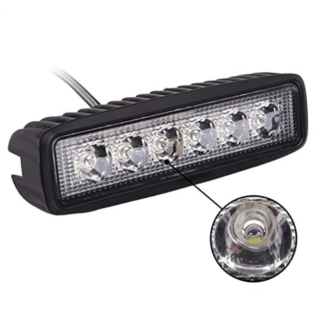 Proiector LED Auto Offroad, ATV 18W, 12V - 24V, 1080 Lumeni