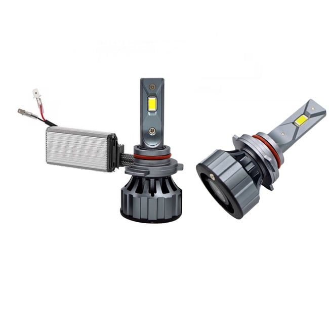 SET 2 BECURI AUTO, LED H1 CU VENTILATOR, 120W, PLUG & PLAY, IP67, 12000LM, 6000K, 12V, CANBUS, ALB PUR