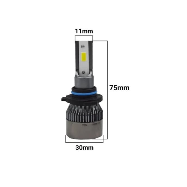 SET 2 BECURI LED AUTO, H11, CU VENTILATOR DE RACIRE, 48 LED-URI, 80W, 7500LM, 6000K, ALB
