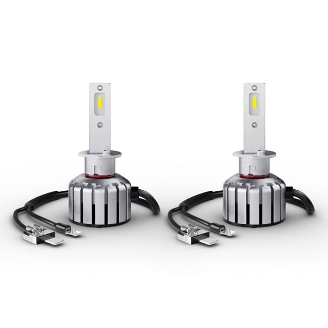 Set 2 becuri H1 led night breaker osram, omologate rar, 6000k, alb-rece, 16W, 12v